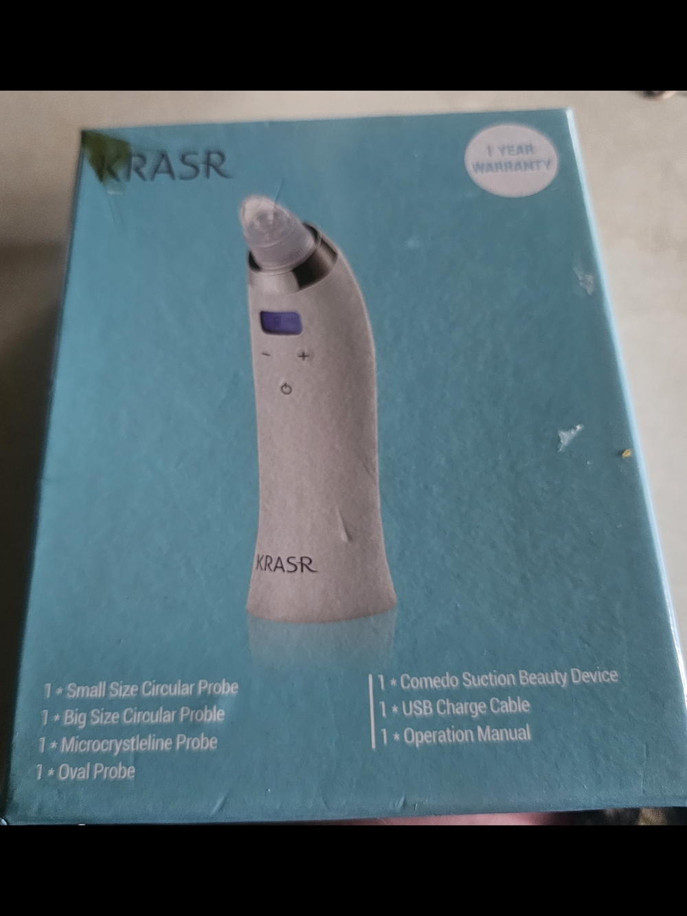 Krasr Comedo Suction Microdermabrasion  Blackhead Removal.  KRASR Suction Beauty